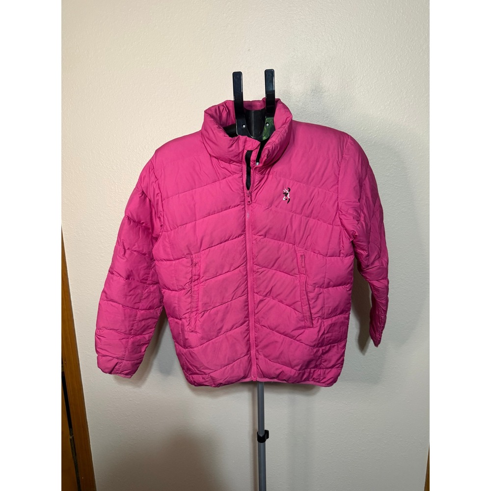 Browning For Her Pink‎ Puffer Jacket Zebra Print Lining Womens Small Full Zip
